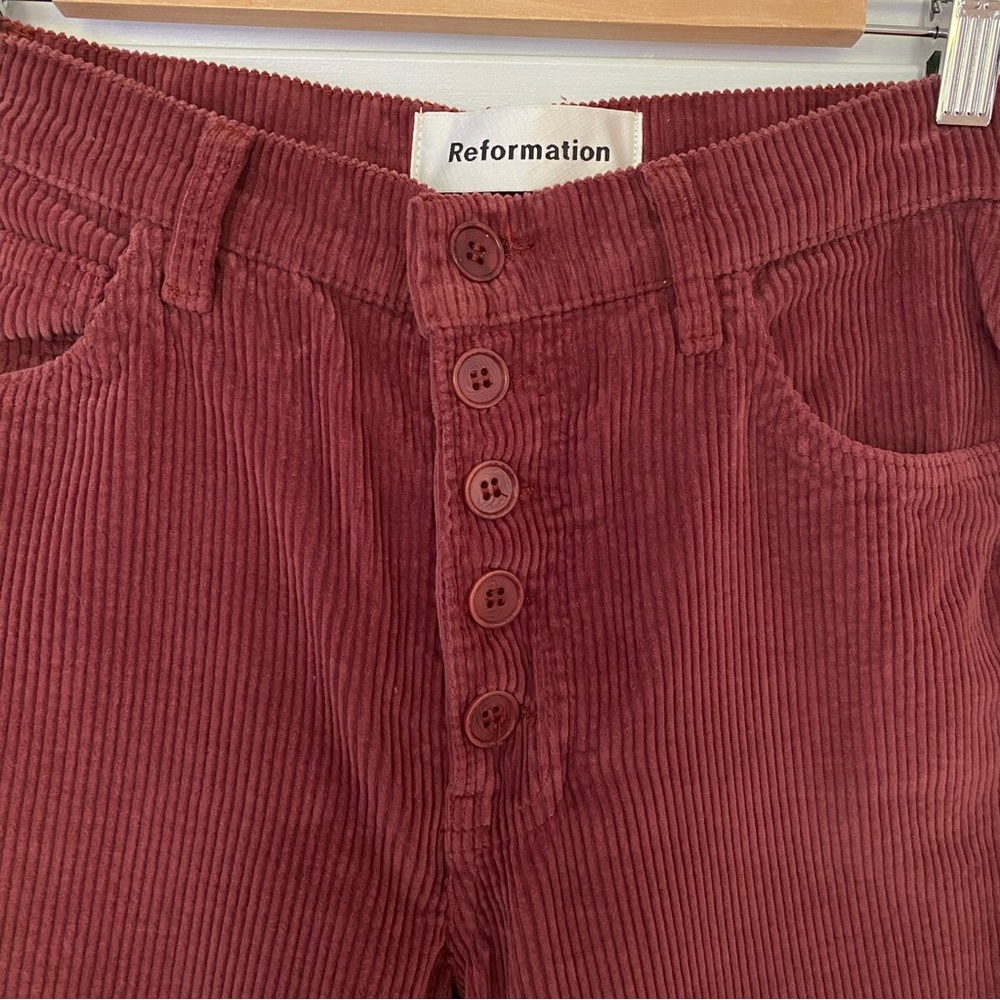 Reformation Petite Winnie Pant in Rust